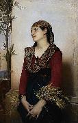 Jules Joseph Lefebvre Mediterranean Beauty oil painting reproduction